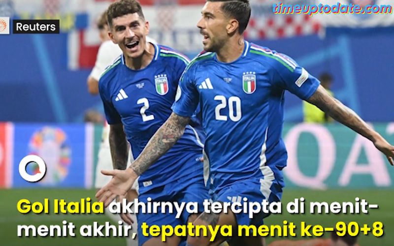 Kroasia Vs Italia: Drama! Azzurri Lolos Lewat Gol Injury Time